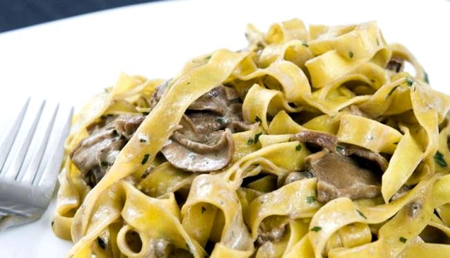 Foto di tagliatelle ai funghi recipe Foto di tagliatelle ai funghi recipe