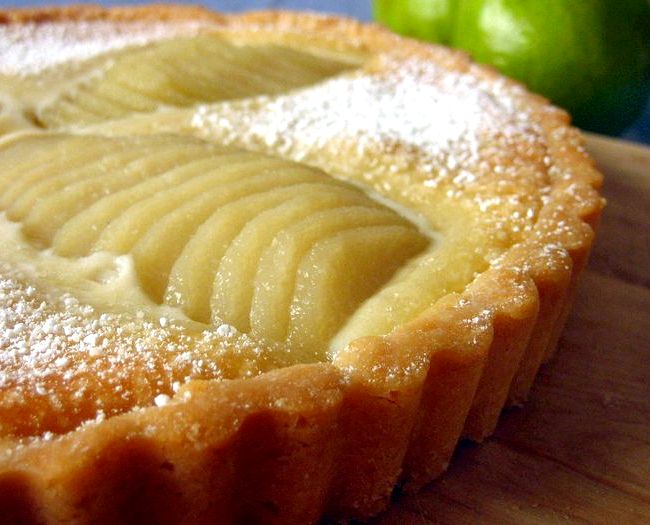 Frangipane tart recipe pear butter