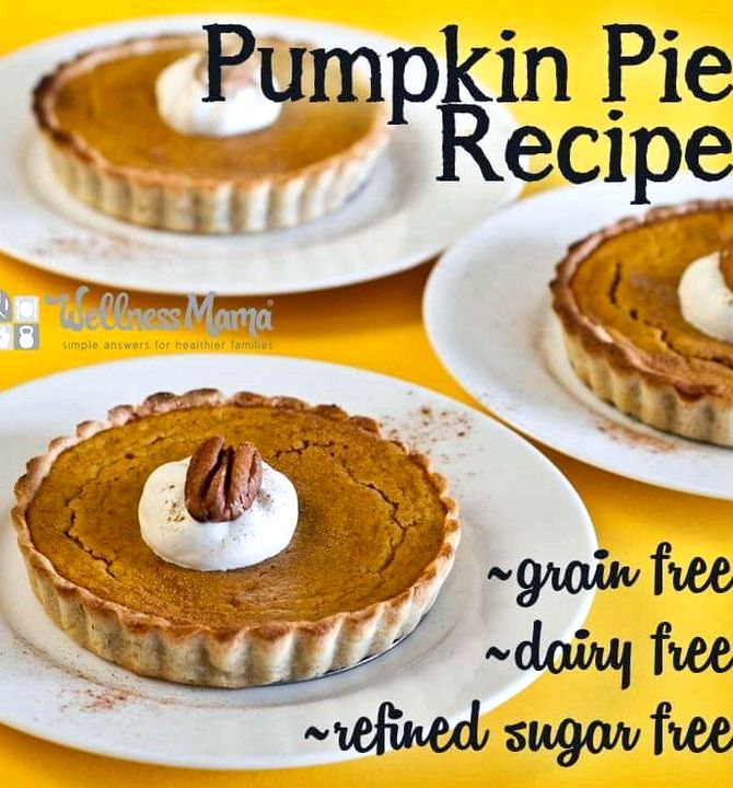 Fresh pumpkin pie recipe dairy free