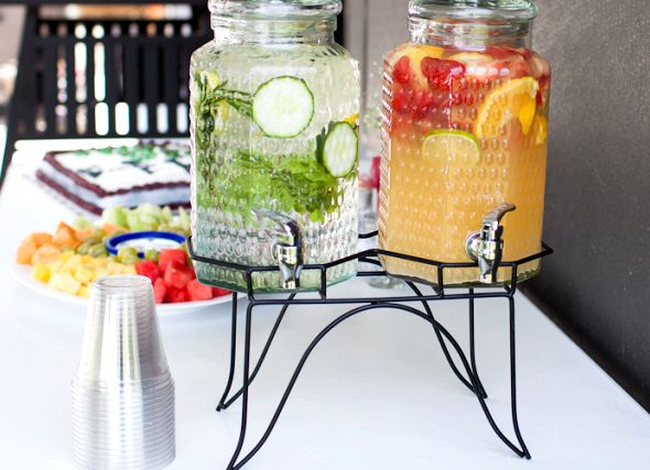 Fruit water recipe for bridal shower