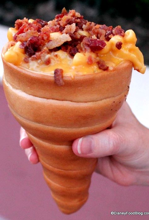 Giant mac and cheese bread cones recipe