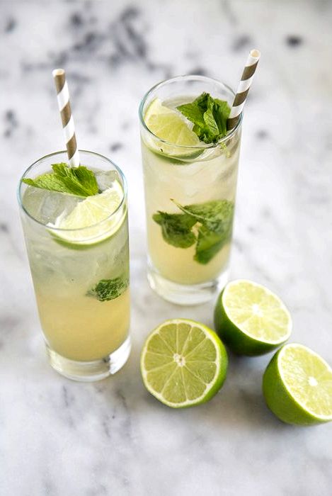 Gin ginger ale mint cocktail recipe
