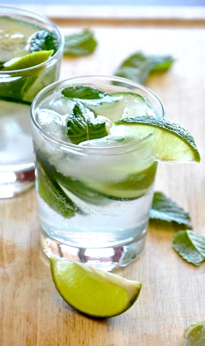 Gin tonic mint recipe for weddings