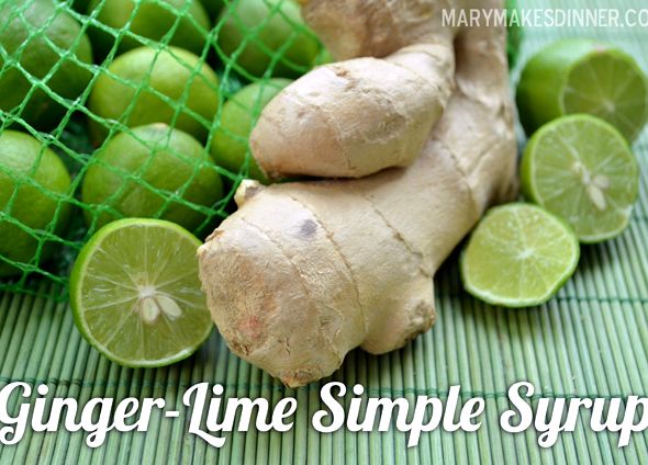 Ginger lime simple syrup recipe Ginger lime simple syrup recipe
