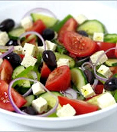 Greek salad recipe no olives on olive tree