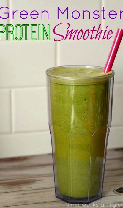 Green monster protein smoothie recipe Green monster protein smoothie recipe
