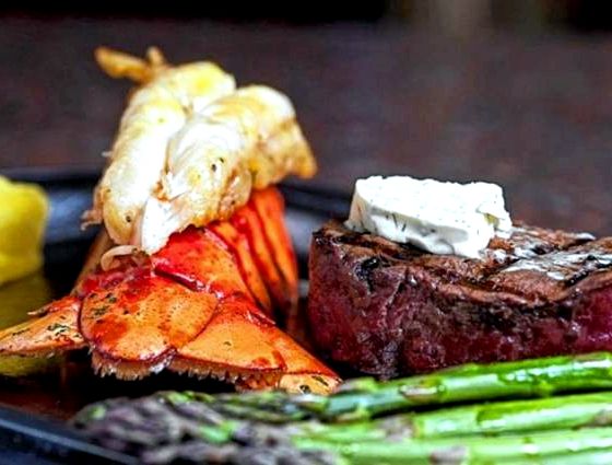 Grill steak and lobster recipe