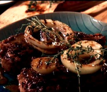 Grilled onion recipe for steak