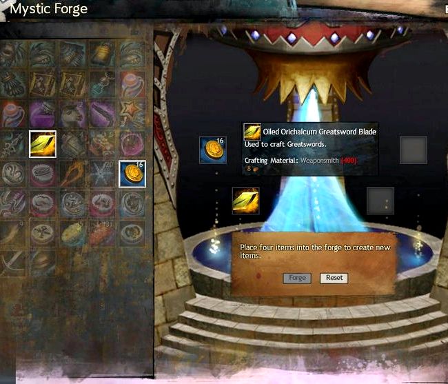Guild wars 2 reddit mystic forge recipe