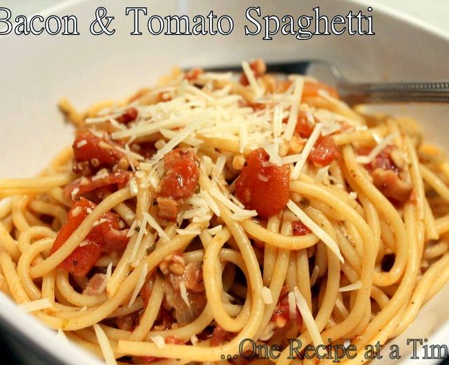 Guy fieri bacon and tomato pasta recipe