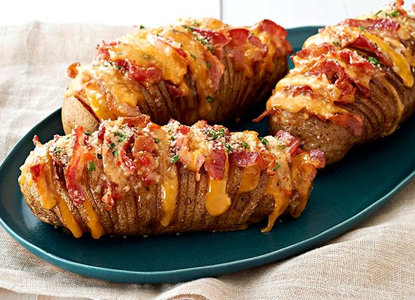 Hasselbeck potatoes with cheese recipe