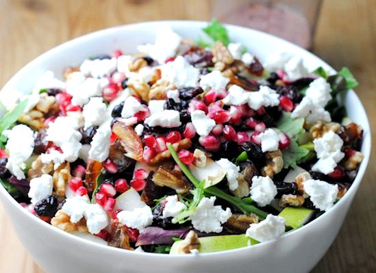 Healthy fruit and nut chicken salad recipe