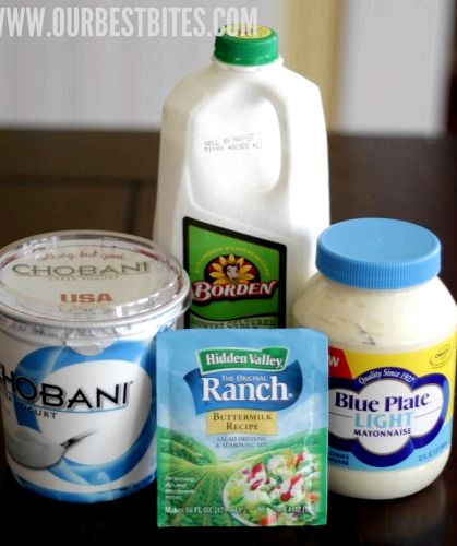 Hidden valley ranch dressing recipe mayo milk