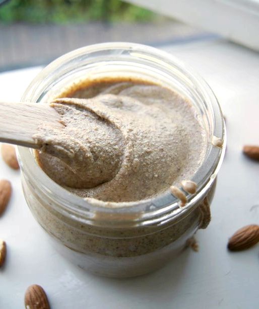 Homemade almond milk recipe from almond butter