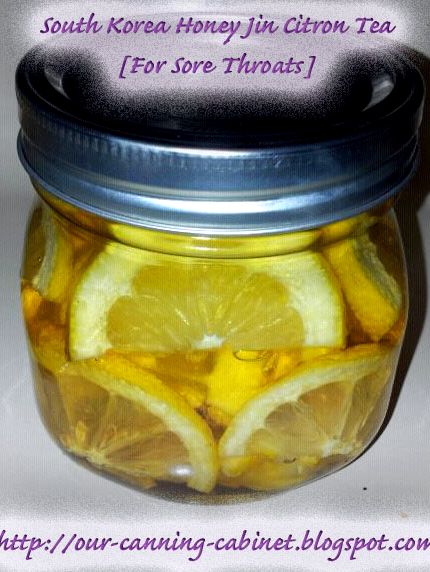 Homemade korean citron tea recipe