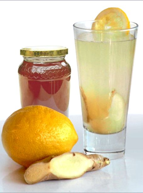 Hot lemon ginger drink recipe