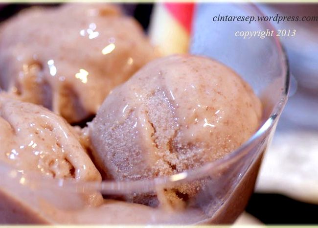 Ice cream kacang merah recipe