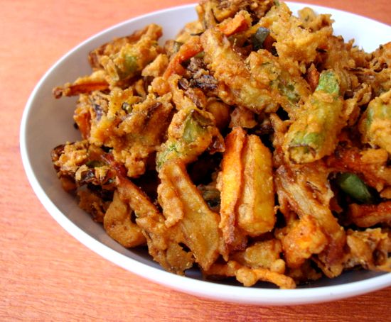 Indian style vegetable pakora recipe