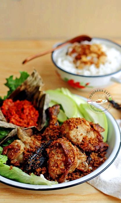 Indonesian deep fried chicken recipe