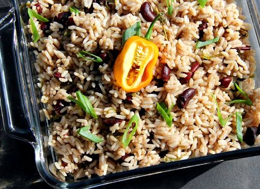 Jamaican rice and peas rice cooker recipe