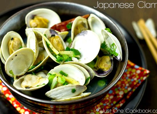 Japanese sake clam soup recipe