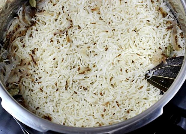 Jeera rice recipe using rice cooker