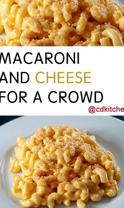 Large batch mac and cheese recipe