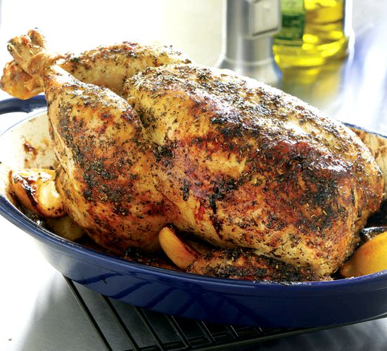 Lemon and herb roasted chicken recipe