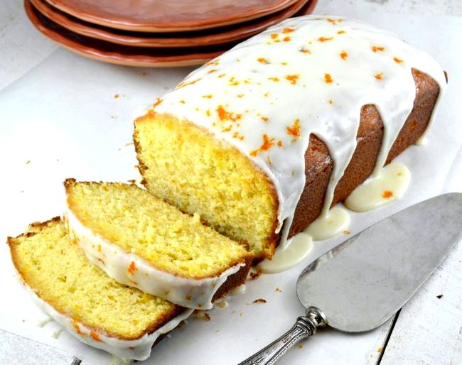 Lemon cake with orange glaze frosting recipe