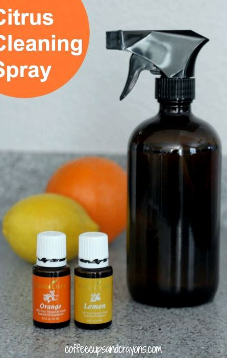 Lemon essential oil recipe spray