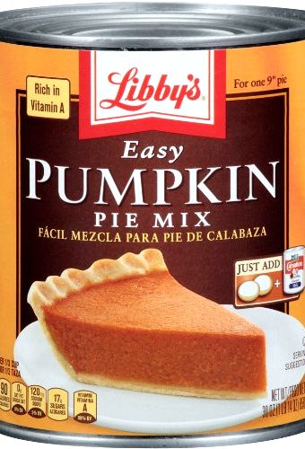 Libbys easy pumpkin pie recipe on can