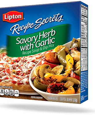 Lipton recipe secrets savory herb garlic ingredients