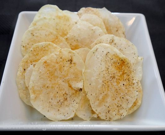 Low fat baked potato chips recipe