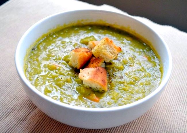 Make split pea soup vegetarian recipe