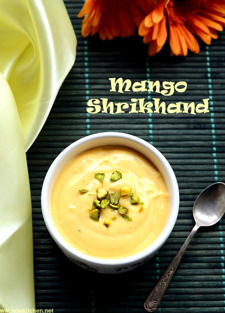 Mango shrikhand recipe vahrehvah rava