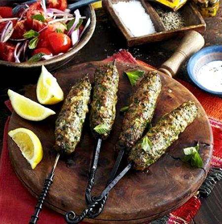 Minted lamb kofta kebab recipe Minted lamb kofta kebab recipe
