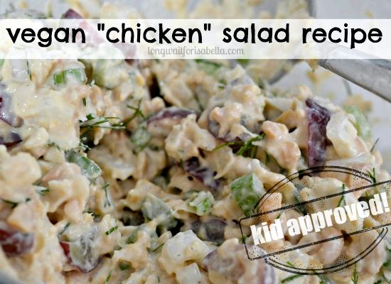 Mock chicken salad recipe chickpeas
