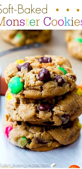 Monster cookie recipe with smarties flavors