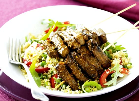 Moroccan lamb with pearl couscous recipe