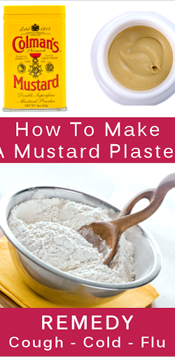 Mustard plaster chest congestion recipe