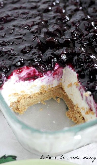 No bake blueberry cheesecake recipe gelatin angel
