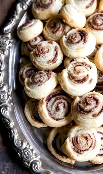 Nutella puff pastry pinwheels recipe Nutella puff pastry pinwheels recipe