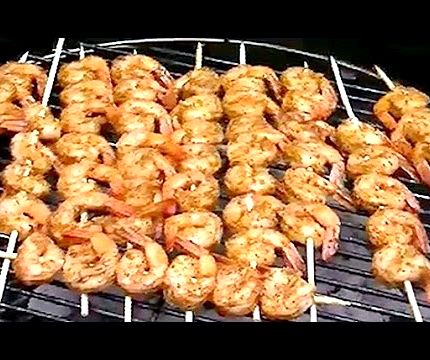 Old bay shrimp kabobs recipe