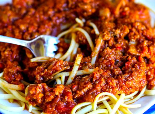 Old fashioned spaghetti meat sauce recipe