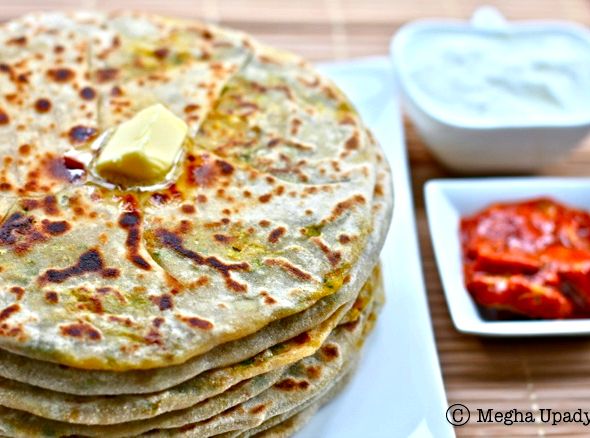 Onion paratha recipe hindi message
