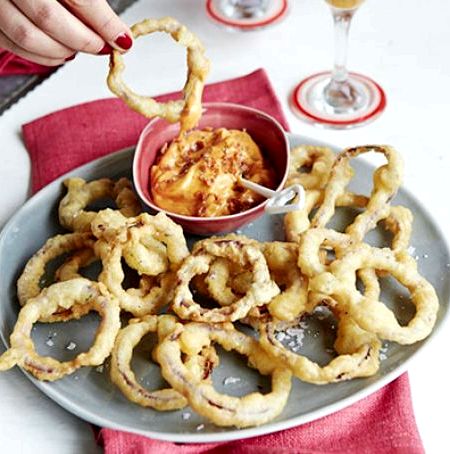 Onion rings recipe bbc food