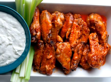 Oven baked chicken hot wings recipe
