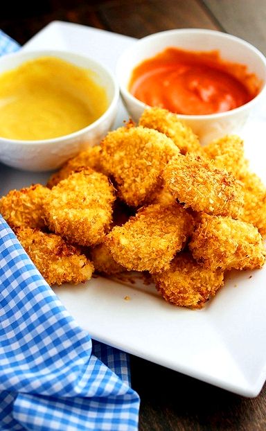 Oven baked chicken sweet nuggets recipe