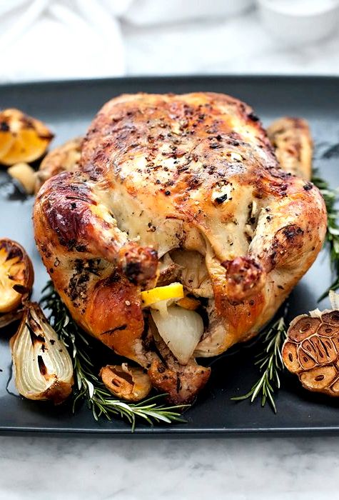 Oven baked chicken whole recipe