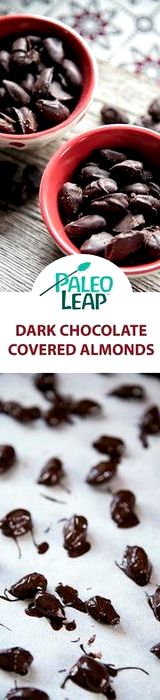 Paleo dark chocolate covered almonds recipe